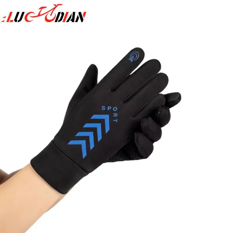 

Outdoor Waterproof Men's Gloves For Cycling Fishing Camping Touch Screen Windproof Breathable Non-Slip Bike Full Finger Gloves