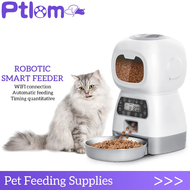 Автоматическая кормушка для домашних животных с таймером л