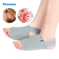 pexmen 2pcspair arch support sleeve for flat feet with gel pad inside plantar fasciitis brace cushioned for foot pain relief