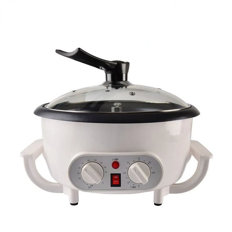 

Electric Coffee Bean Roaster Popcorn Making Machine With Non-stick Coating Timer Temp adjustable Baking Tools 110-240V EU US
