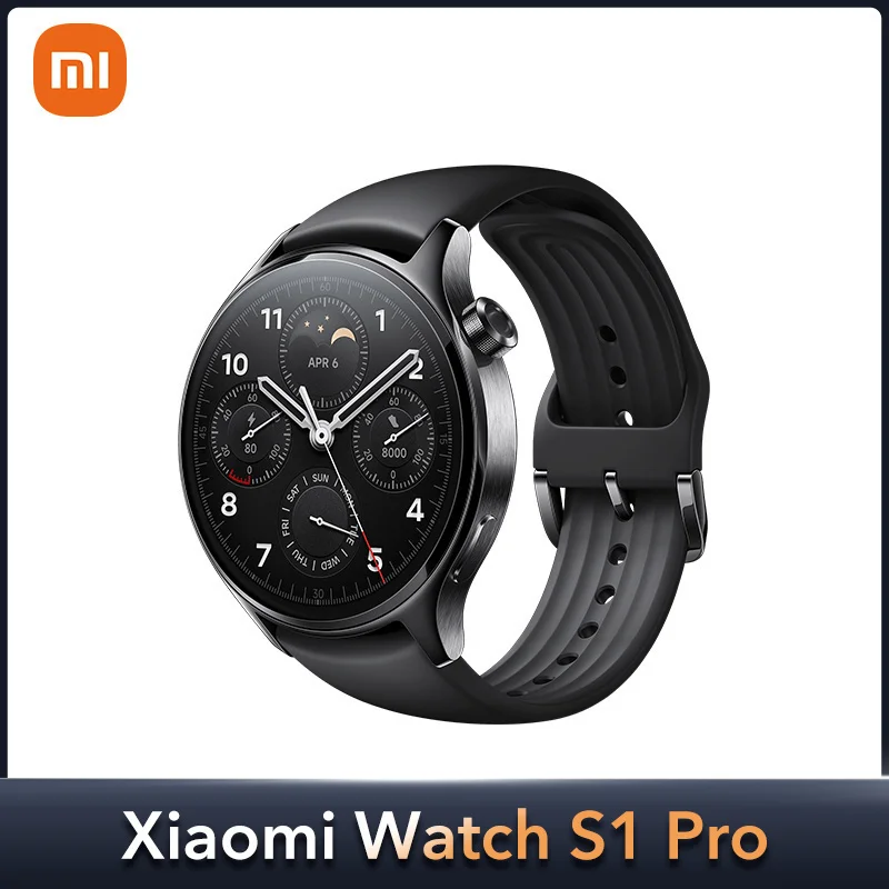 

Xiaomi Watch S1 Pro Smart Watch 1.47'' AMOLED Screen Blood Oxygen Monitor Hear Rate Measure Smartwatch 14 Days Battery Life GPS