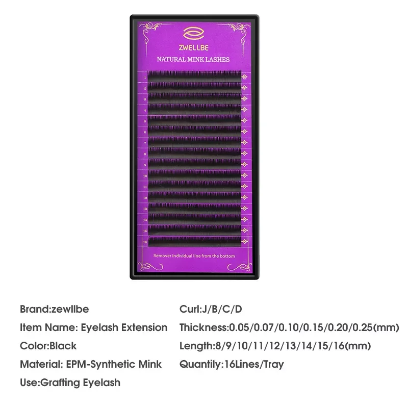 

NEW2023 Individual Eyelash Extension Faux Cils Mink False Eyelashes Artificial lashes For Makeup Supplies HandMade Natural Lash