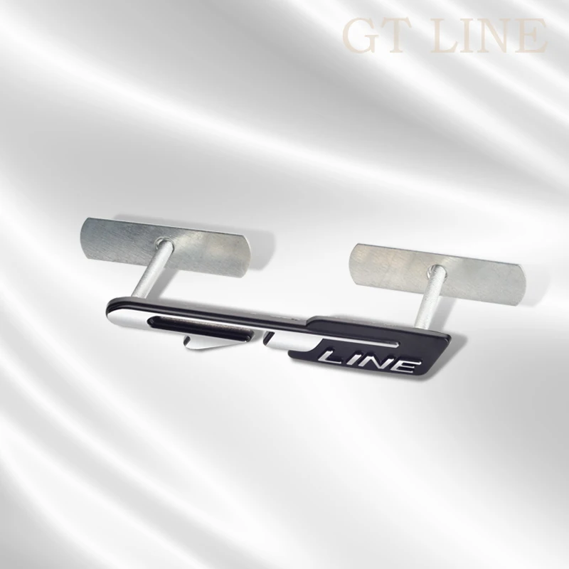 

Металлический 3D значок GT LINE решетки, передняя эмблема, наклейка на корпус багажника для Sorento K6 Peugeot 508 307 3008 207 Hyundai, аксессуары