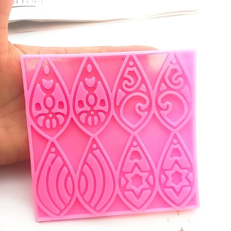 

Keychain Resin Molds Earring Pendant Silicone Molds Jewelry Charm Epoxy Casting Mold Necklace Jewellery Making DIY Art