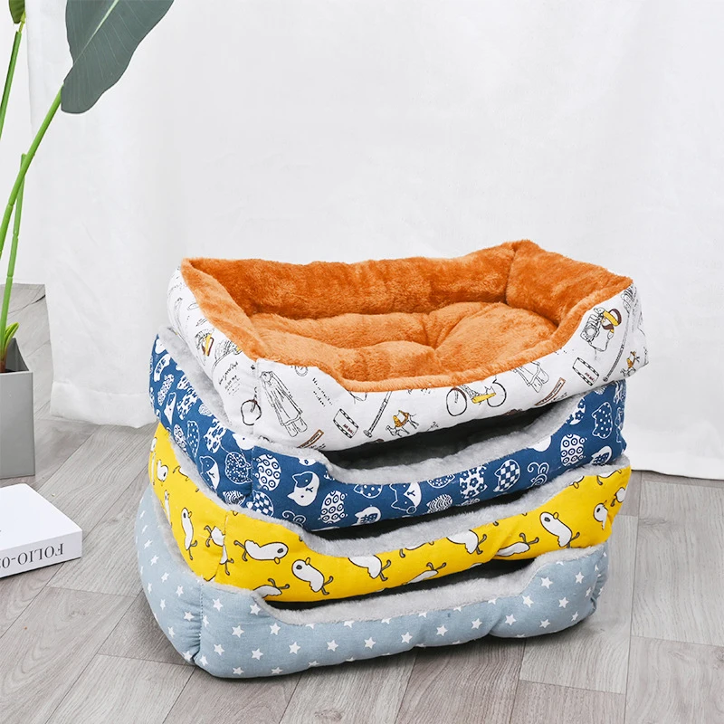 

Pet Dog Cat Bed Mat Large Dog Sofa Bed Warm Pet Nest Kennel For Small Medium Large Dogs Puppy Kitten Plus Size Sleeping Mattress