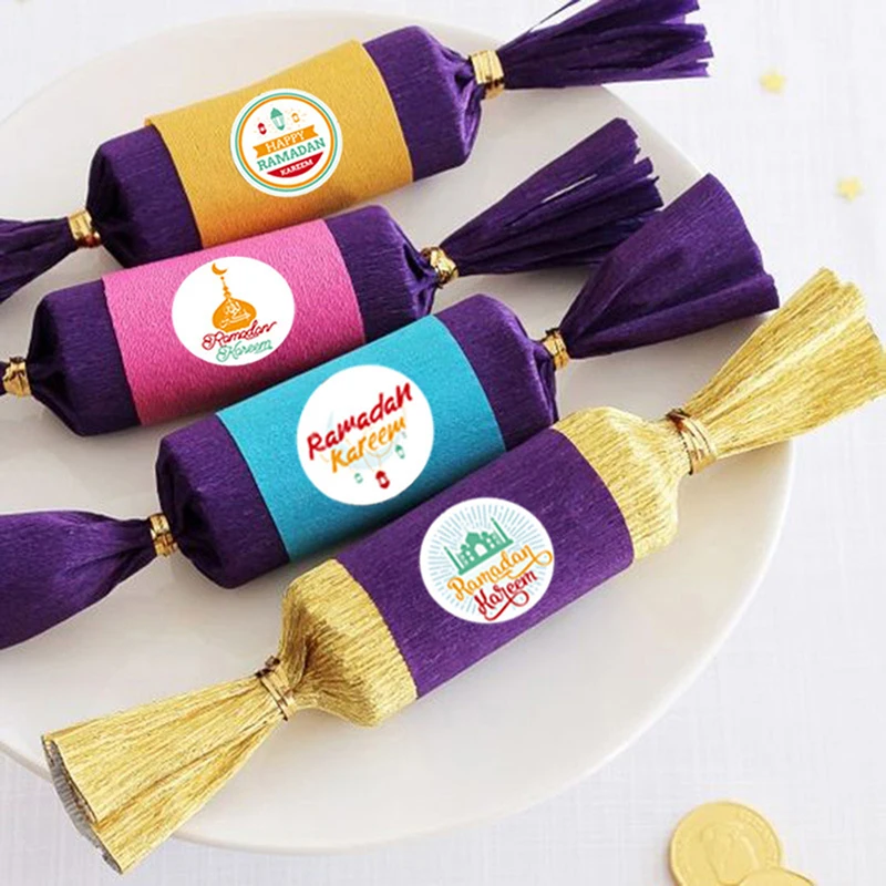 94 шт. Рамадан ИД наклейка s Мубарак Подарочная этикетка бумажный пакет для печати