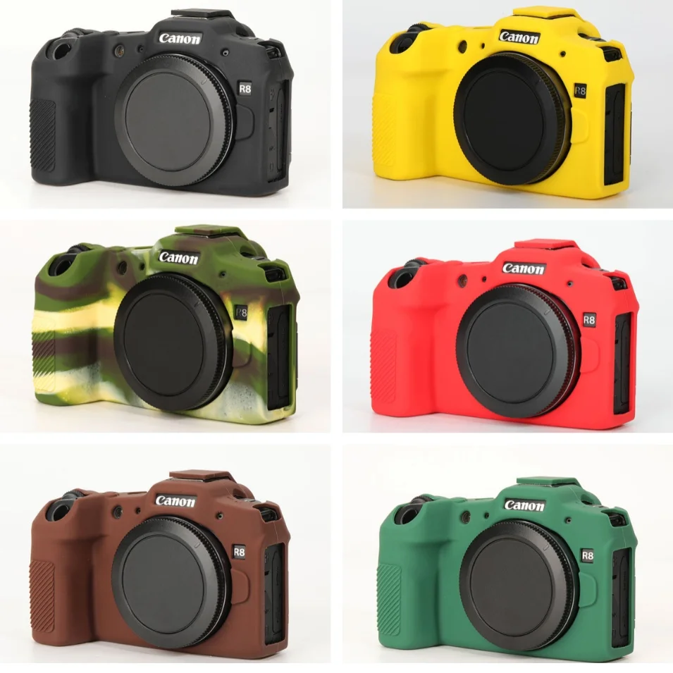 Фото Сумка для камеры R8, мягкий силиконовый чехол для Canon EOS R8, цифровой корпус, резиновый защитный чехол №1