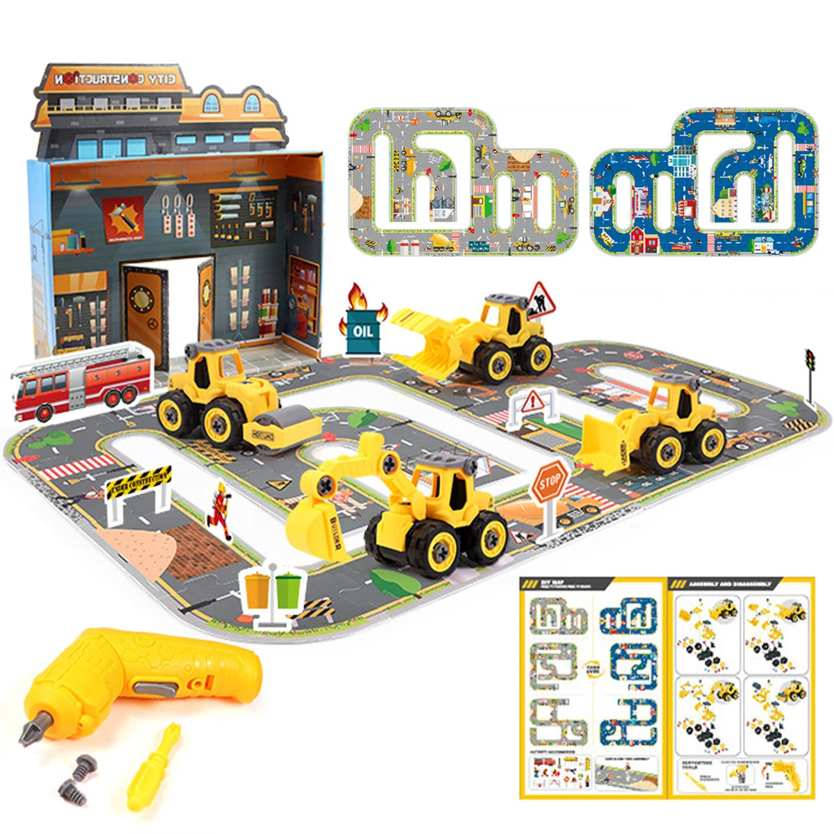 

Take Apart Truck Construction Set STEM Learning Construction Vehicle Toys Improve Fine Motor Skills DIY Engineering Building