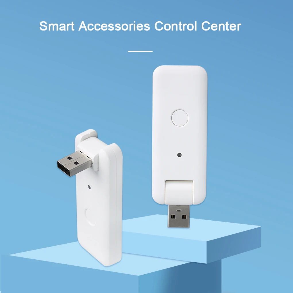 

Wireless USB Gateway WiFi Tuya ZigBee Bendable APP Controller Automation Linkage Replacement Connectivity Hub Adapter