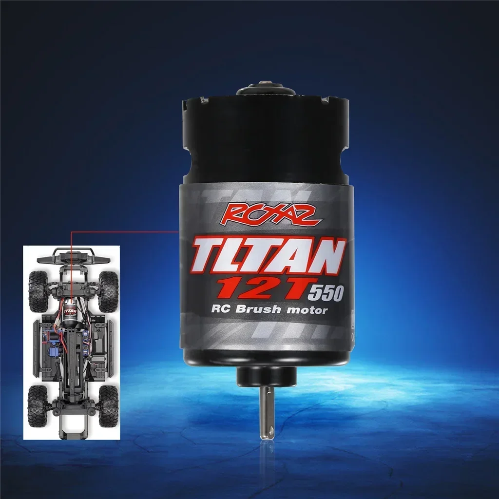 550 Матовый двигатель 12T 21T 29T 35T 60A ESC для 1:10 RC Axial SCX10 AXI03007 JL 90046 Trxs TRX4 TRX6 Автомобильные