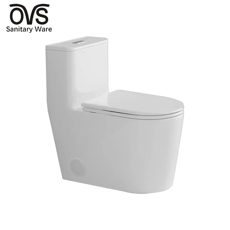 Фото Унитаз-моноблок Airow OVS CUPC для коммерческого использования в Северной Америке, с S-образным сифоном, для ванной комнаты №5
