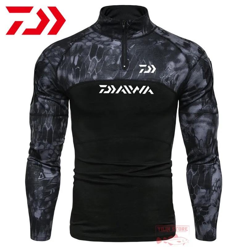

Daiwa Fishing T-shirt Long-sleeved Frog Suit Outdoor Hunting Camouflage Fishing Clothes Adventure T-shirt Militar Tactical Vest