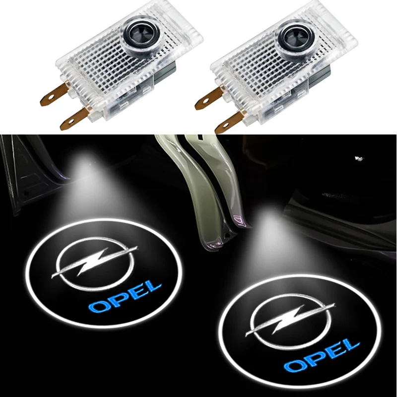 

2Pcs LED Car Door Welcome Lights for OPEL Insignia Logo 2009-2018 2010 2013 Projector Courtesy Ghost Shadow Lamps Accessories