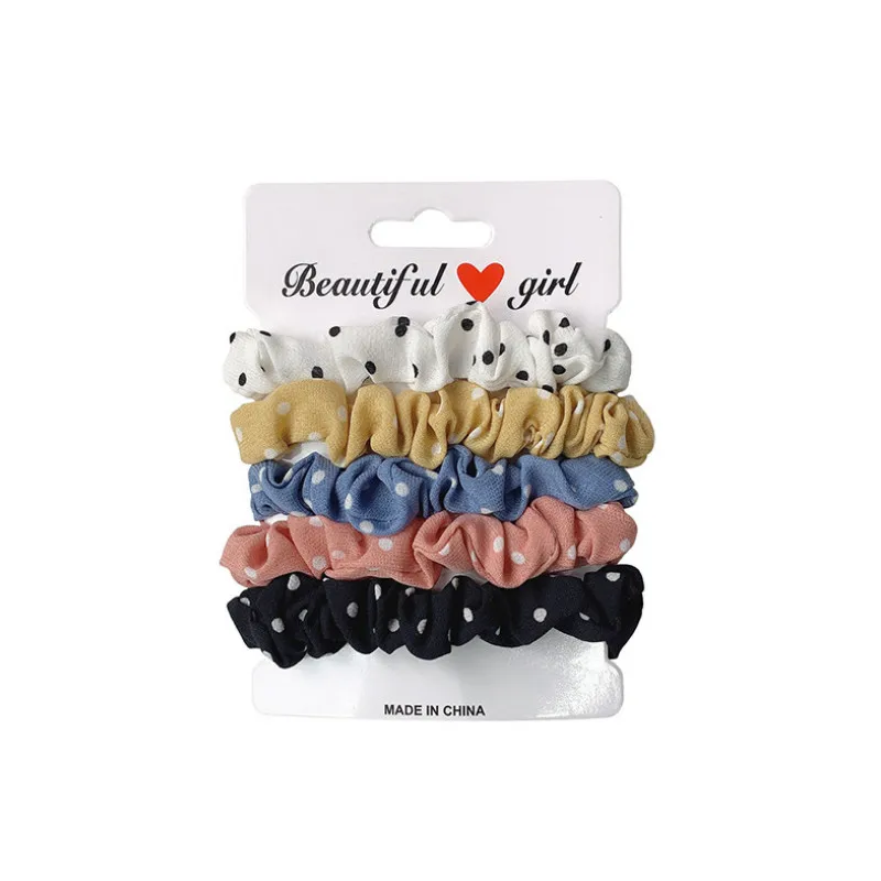 

Новый простой набор колец для большого кишечника, веревка для головы, ювелирные изделия для женщин