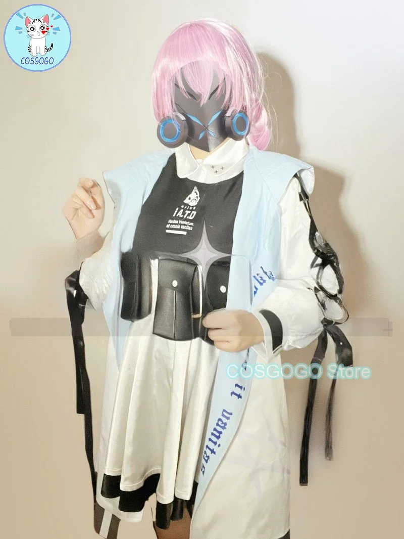 Синий архив Хакари Ацуко карнавальный костюм наряды на Хэллоуин женская и
