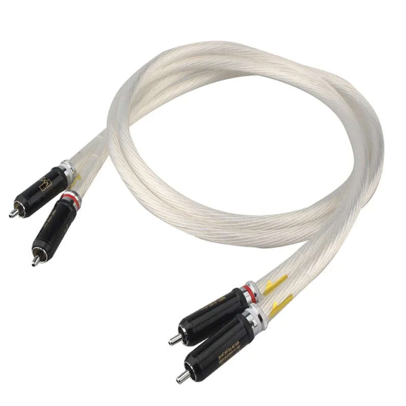 12-жильный OCC посеребренный кабель RCA WBT-0144/0102 разъем Hi-Fi аудиоусилитель