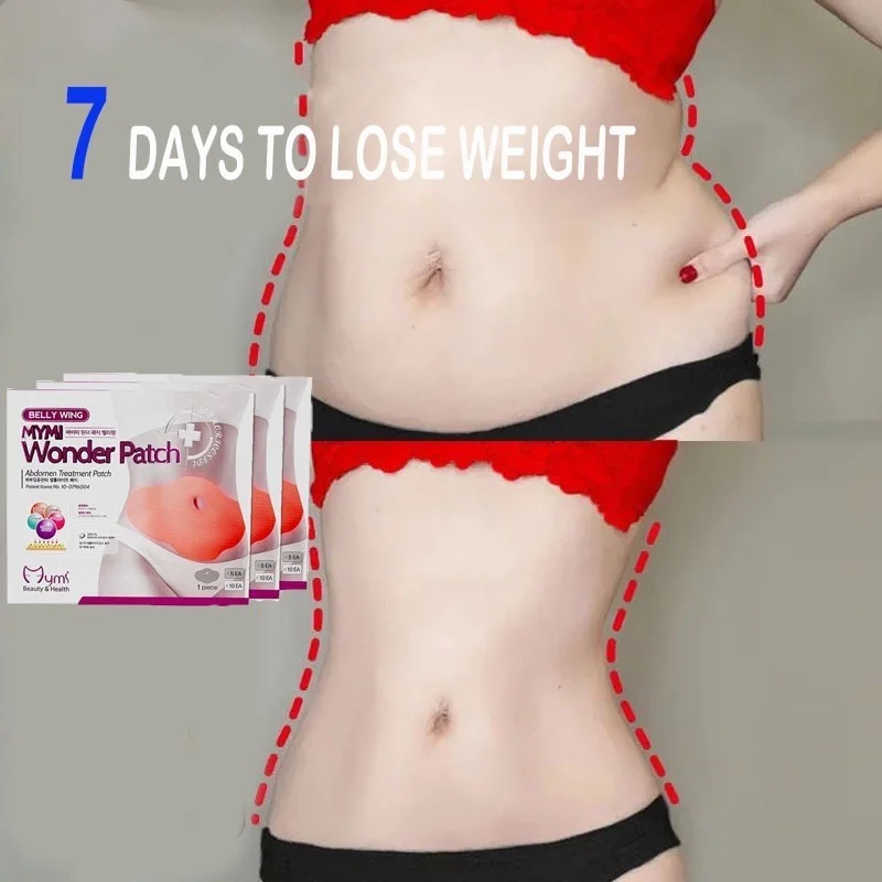 

MYMI Fat Burn Wonder Slimming Patch 5pcs Slim Weight Loss Burning Belly Wing & Low Body Abdomen Fat Burning Patch Slimming Firmi
