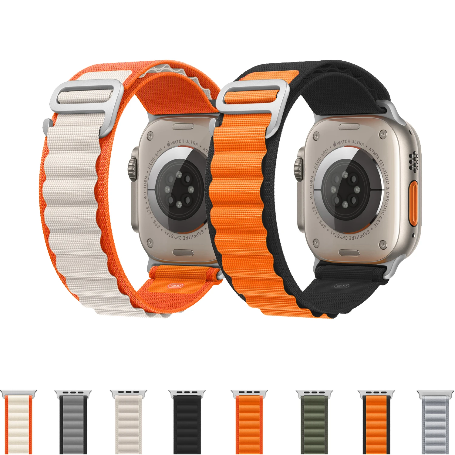 

Ремешок Alpine для apple watch band 49 мм 44 мм 40 мм 45 мм 41 мм 38 мм 42 мм 44 45 мм, браслет для iwatch Series 8 SE Ultra 7 6 3 5 4
