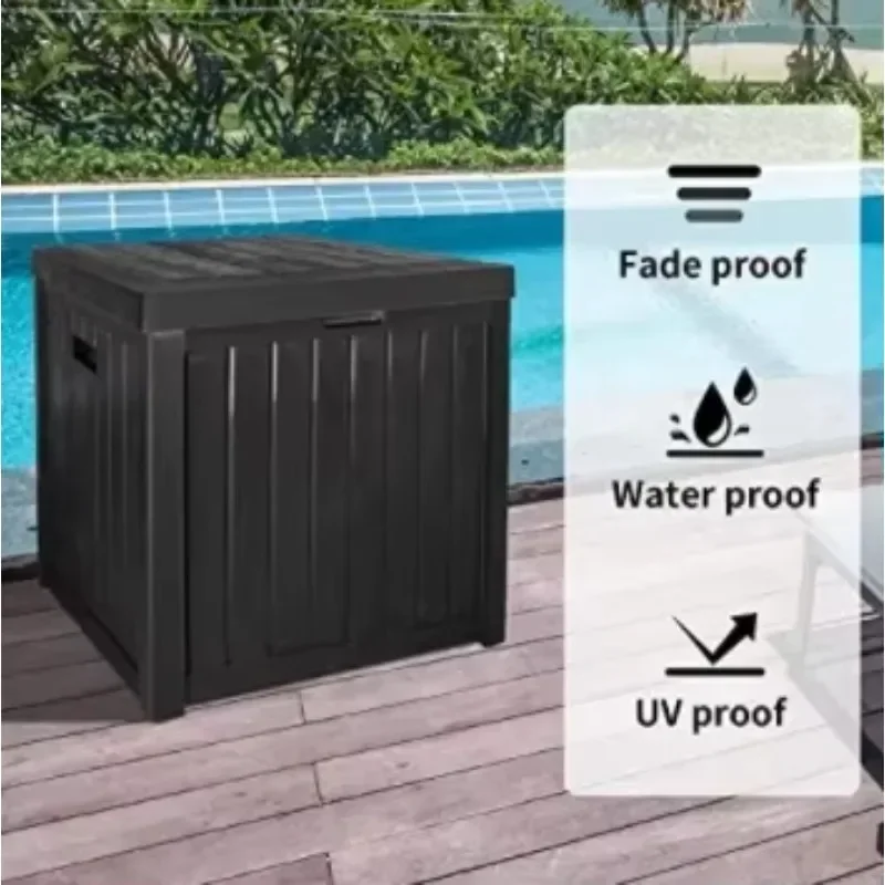 Небольшой ящик для хранения на открытом воздухе в помещении мебели навеса патио