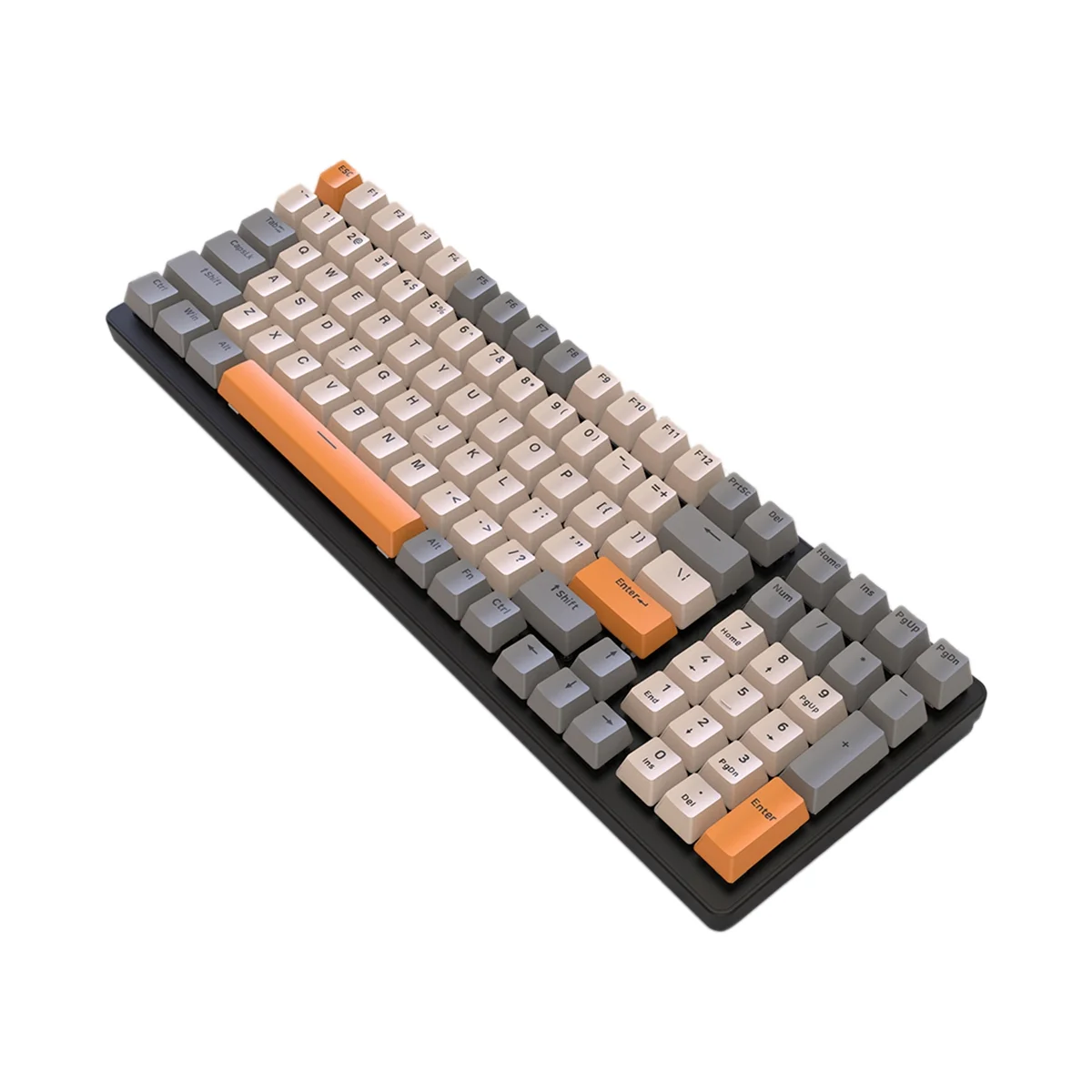 

ZIYOU LANG K6 Mechanical Keyboard 100 Keys Keycaps BT5.0 2.4 Ghz Wired Three Modes for Gaming Computer