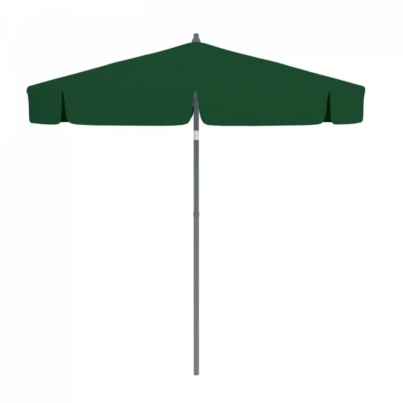 

92" Green Solid Print Octagon Market Patio Umbrella
