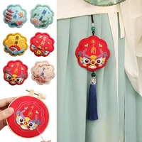 sewing art diy cross stitch embroidery sachet pendant amulet keychain