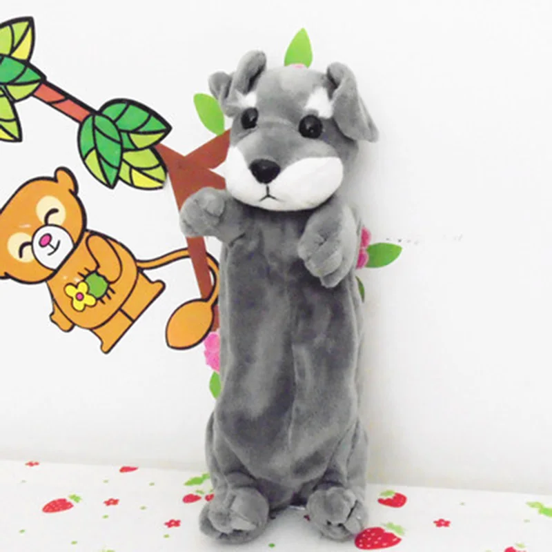 Новинка кавайная имитация 5 стилей милые собаки чехол-карандаш мягкие плюшевые