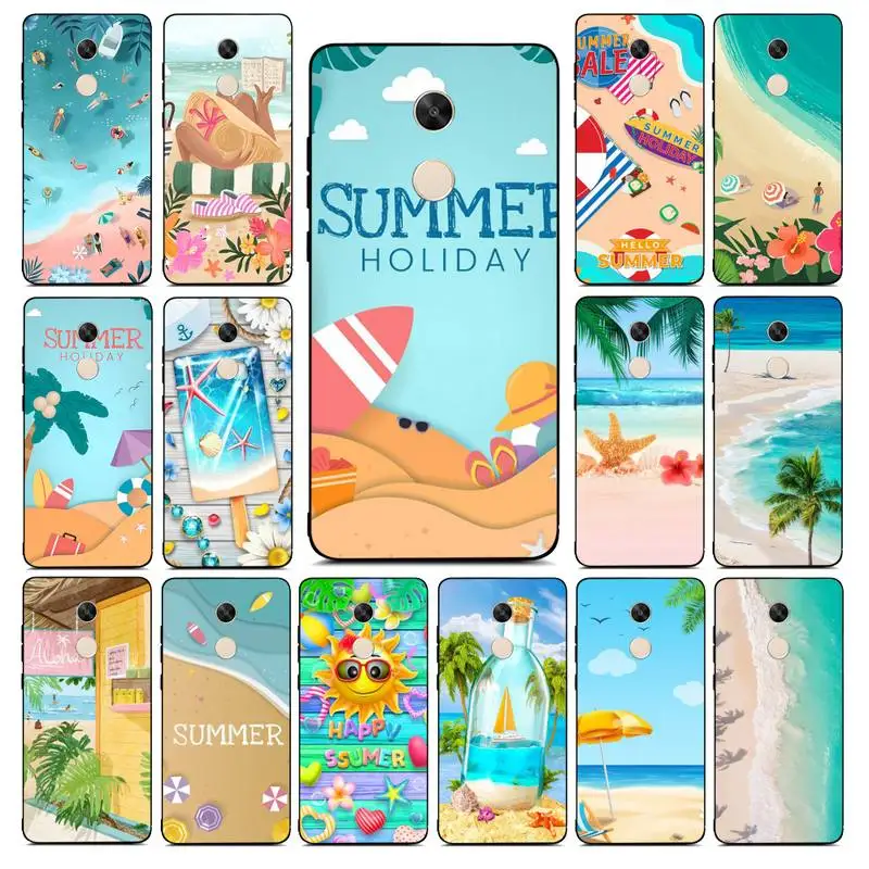 

MaiYaCa summer Beach Phone Case for Redmi Note 8 7 9 4 6 pro max T X 5A 3 10 lite pro