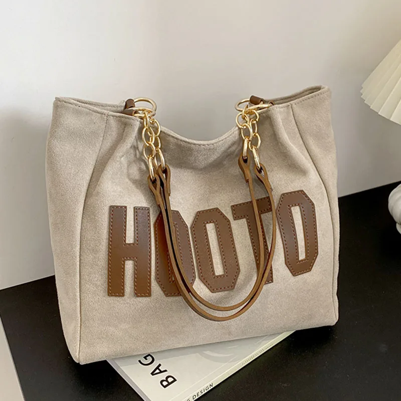 

Винтажная замшевая вместительная сумка-тоут для женщин, роскошные дизайнерские сумки с верхней ручкой, повседневные кошельки, сумка на пле...