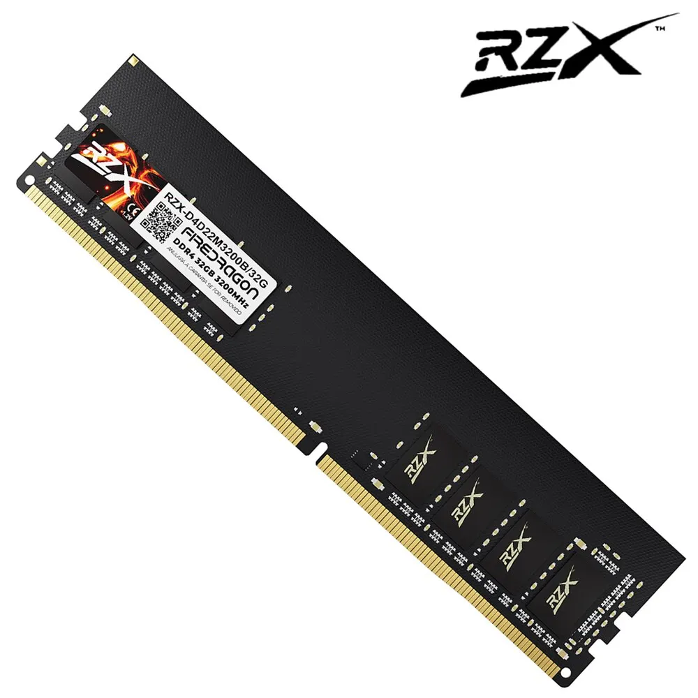 RZX DDR4 RAM Memoria 32 ГБ 8 ГБ 16 ГБ 2400 МГц 2666 МГц 3200 МГц DIMM ОЗУ для настольных компьютеров