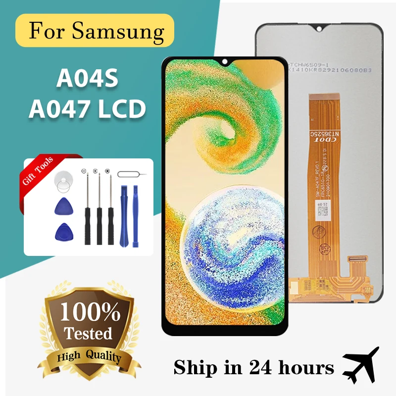 

Brand New 6.5 Inch A047 Display For Samsung Galaxy A04S LCD With Touch Panel Screen Digitizer A047F A047F/DS A047F/DSN Assembly