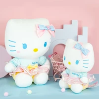 genuine sanrio about 23cm hello kity kawaii lovely kt plush toys high quality home decoration gifts for girls friends children