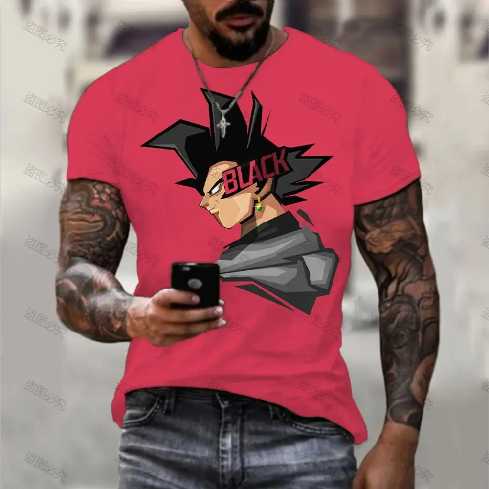 

2022 Summer New Vegeta Children's Oversized 110-6XL T-shirt Men Print Streetwear Fashion Anime Tshirt High Street Quality Y2k