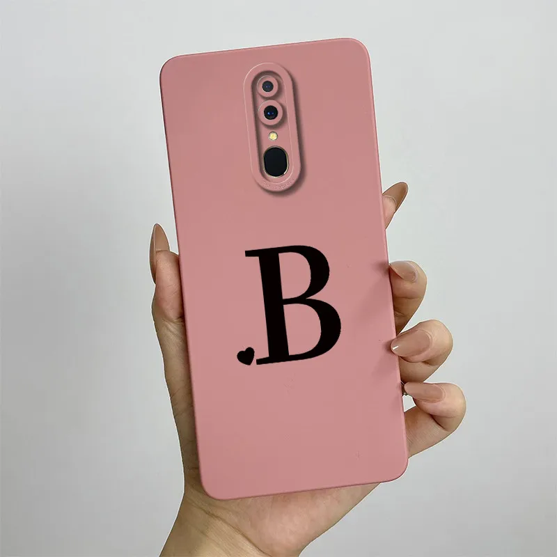 Для OPPO F11/F11 Pro защитный противоударный чехол с милыми буквами и объективом OPPOF11 F 11