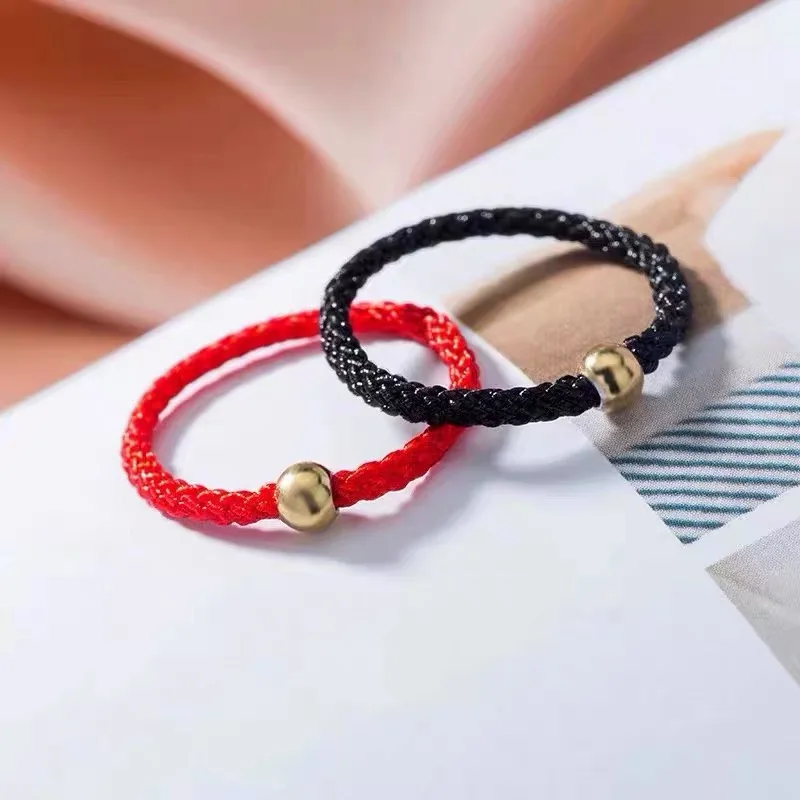 Модное кольцо из веревки милое дикое японское модное простое для пар мужского и