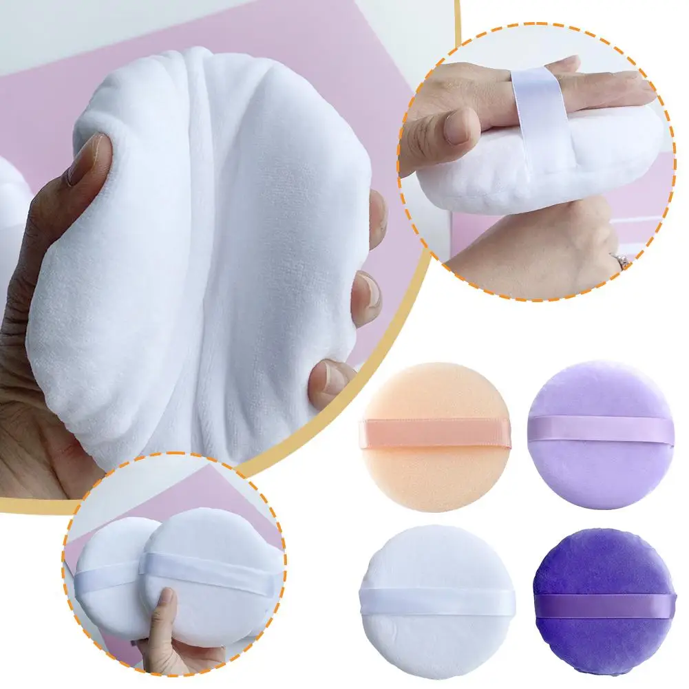 Большая пушистая пуховая пуховка для идеального матового покрытия-большая Z6J6