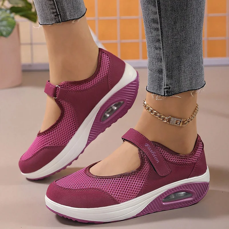 2023 Women's Shoes Casual AIr Mesh Breathable Athletic Air Cushion Shoes Maternity Shoes Spring  Autumn Women Shoes Soft Soles