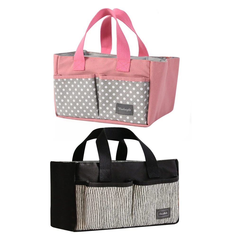 

Baby Diaper Caddy Bag Organizer Nappy Bag Maternity Handbag Nursery Storage Portable Holder Bag Foldable Baby Care Container