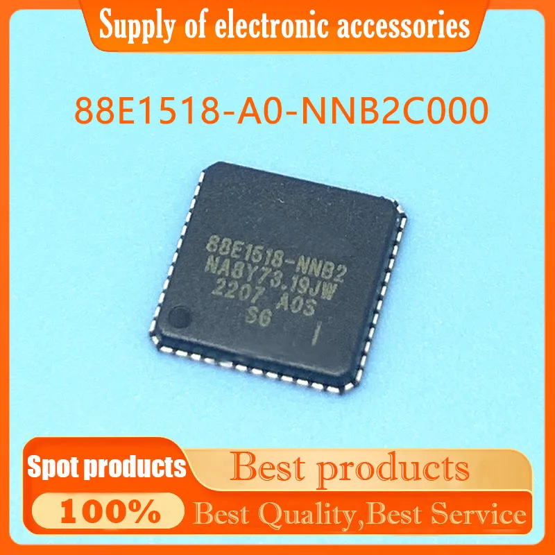 Новый оригинальный чип 88E1518-A0-NNB2C000 Silk screen 88E1518-NNB2 посылка QFN48