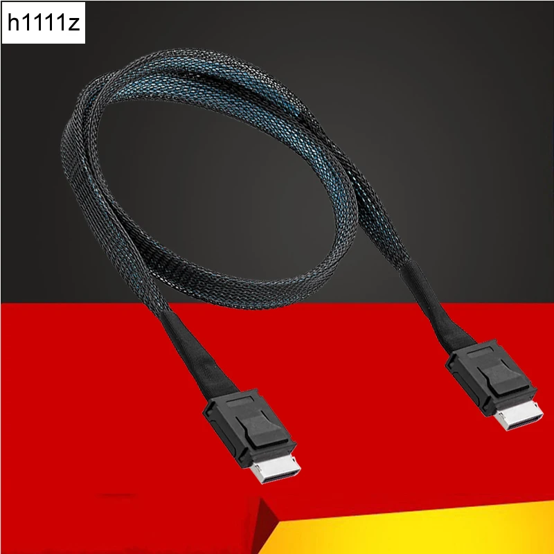 Mini SAS Oculink SFF-8611 X4 к USB X4, кабель 50 см, высокоскоростной фонарь, 24 Гбит/с, SFF8611 к SFF8611, штырь-штырь, NVME
