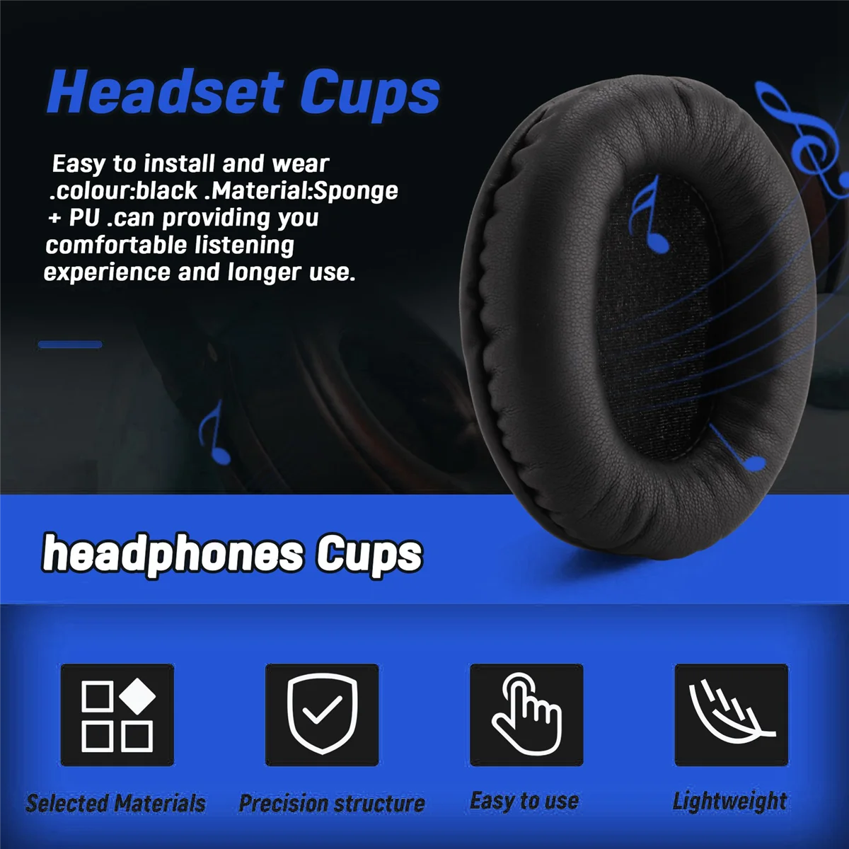 Амбушюры для гарнитуры Kingston Hyperx Cloud Ii Khx-Hscp-Gm