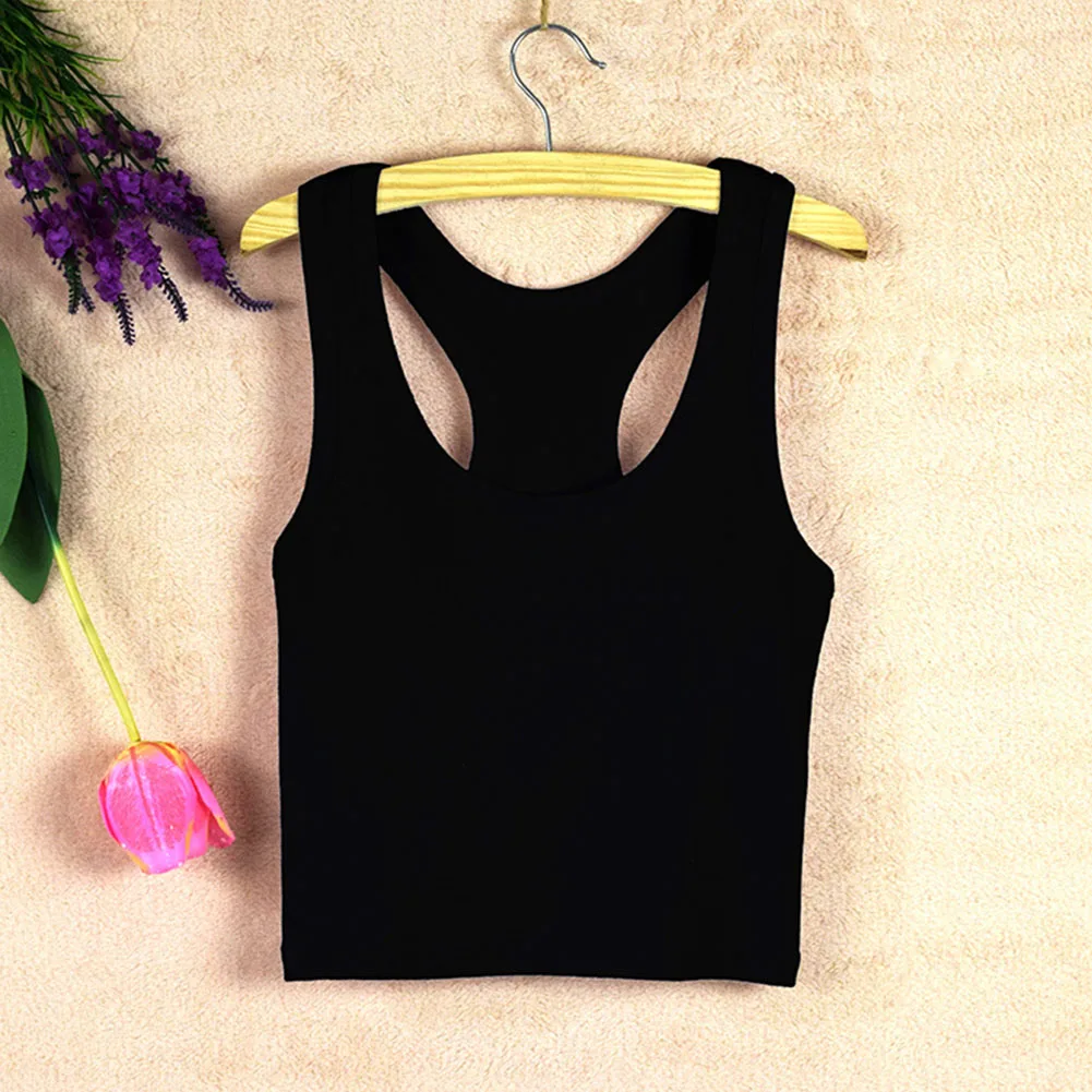 

Кроп-Топ женский однотонный, пикантная модная майка, повседневная крутая уличная одежда, Клубная майка, жилет, 1 шт., Y2k