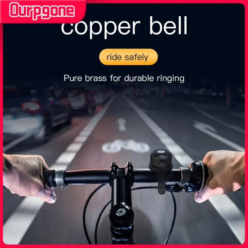 

Anti-lost Device Sturdy Classic Brass Car Bell Bicycle Bell Anti-theft Positioning Bell Road Bike Bell High Quality Vintage