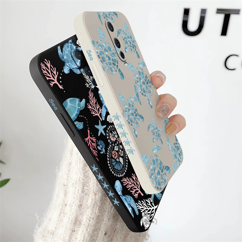 Cute Little Turtle Phone Case For OPPO Realme Narzo 20 30 50 Pro 30A 50I Prime Silicone Soft Shockproof Bumper Back Cover Funda