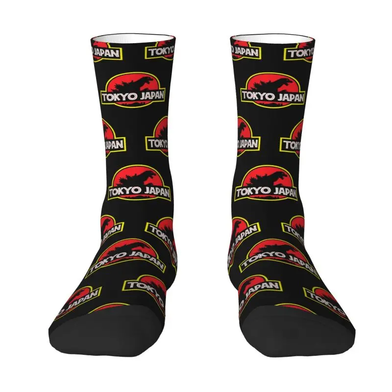 

Kawaii Dinosaur Jurassic Park Socks Women Men Warm 3D Printing Sports Basketball Socks