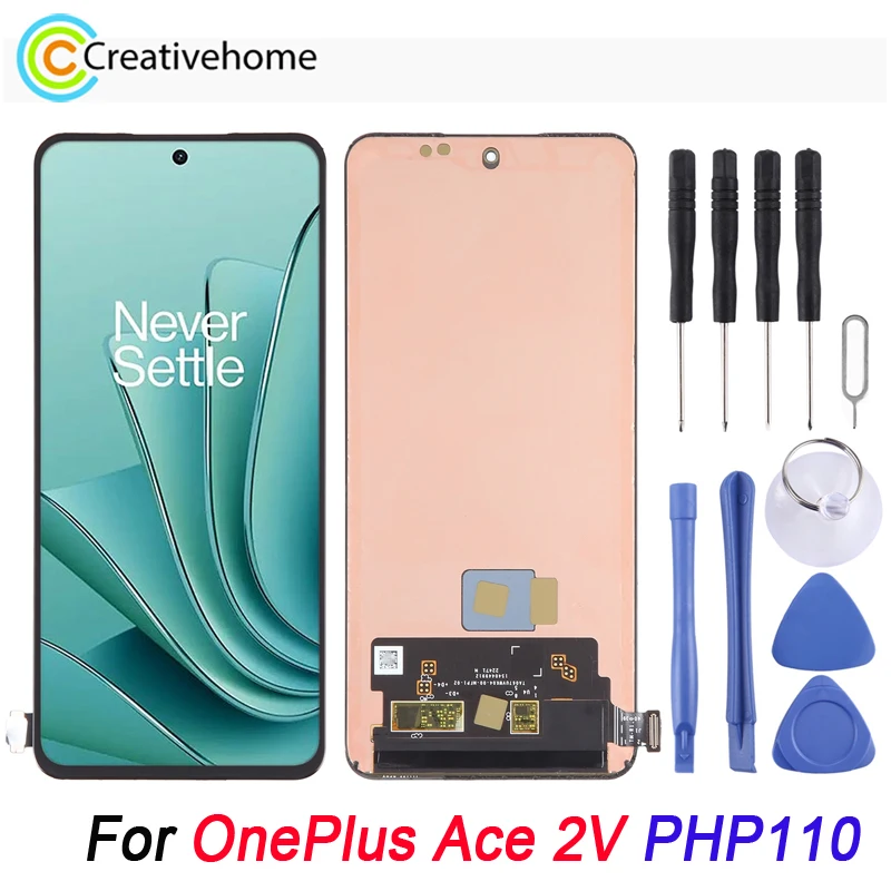 

Высококачественный ЖК-экран для OnePlus Ace 2V PHP110 AMOLED, ЖК-дисплей с дигитайзером, полная сборка, замена