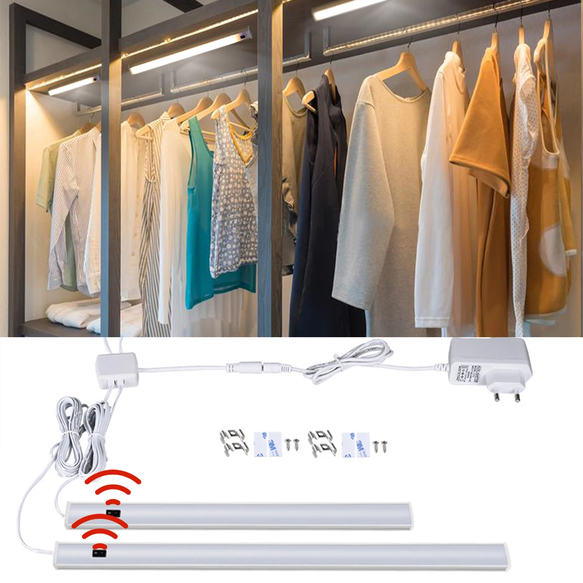 

Светодиодные лампы для шкафа, 30/40/50 см, 12 В