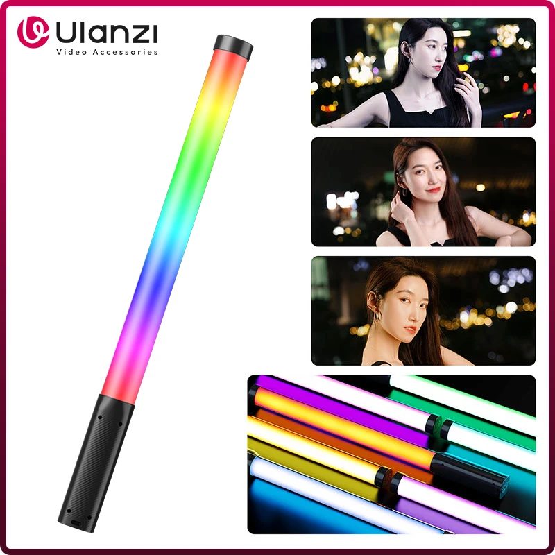 Фото Ulanzi VL119 10W RGB флейта ручная флейта светильник 2500K-9000K двухцветная флейта для видеозаписи №1