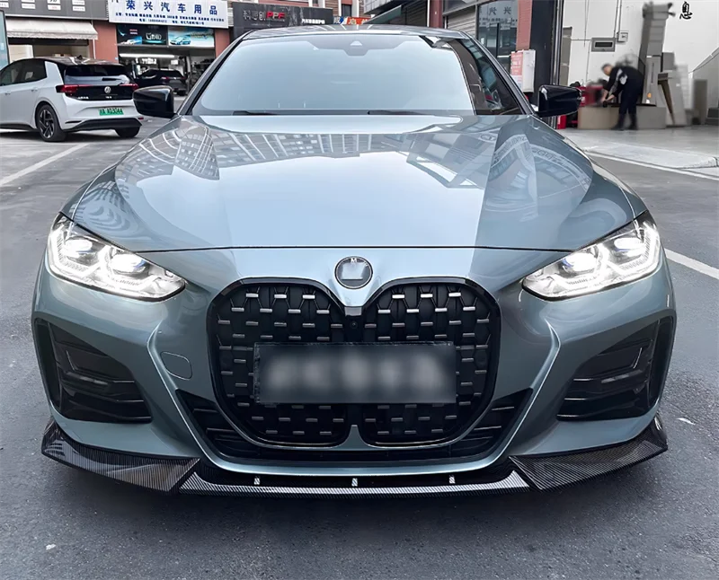 Для BMW 4 серии G22 G23 425i 430i 2020-2025 3 шт. передний бампер разделитель губ диффузор