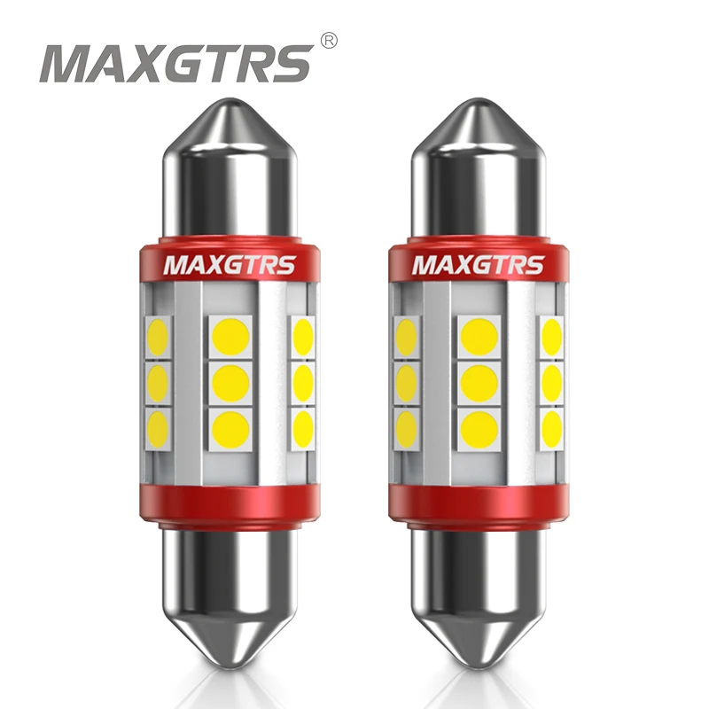 Фото 2x C5W LED CANBUS 31 мм Festoon C10W 36 39 41 мм 24 В Внутренняя лампа автомобиля 3030 SMD Автоматический номерной знак Купольная лампа Белый/Теплый Белый №1